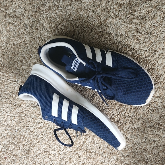 adidas cloudfoam Ortholite Float Running Shoes Men's 11 D Blue-White